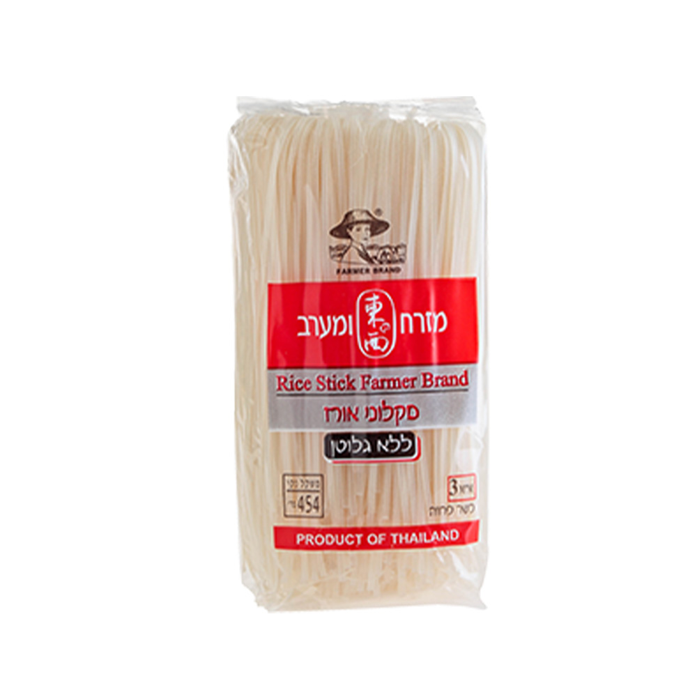 אטריות אורז ארוכות ישרות 3 מ"מ - 400 גרם