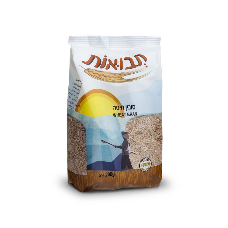 סובין חיטה טבעי 200 ג'