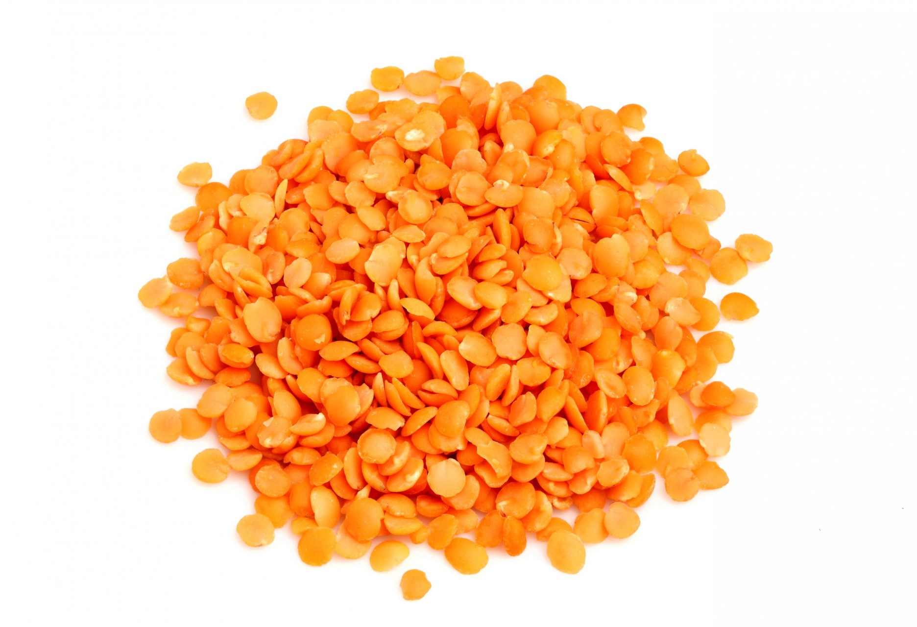 עדשים כתומות חצאים