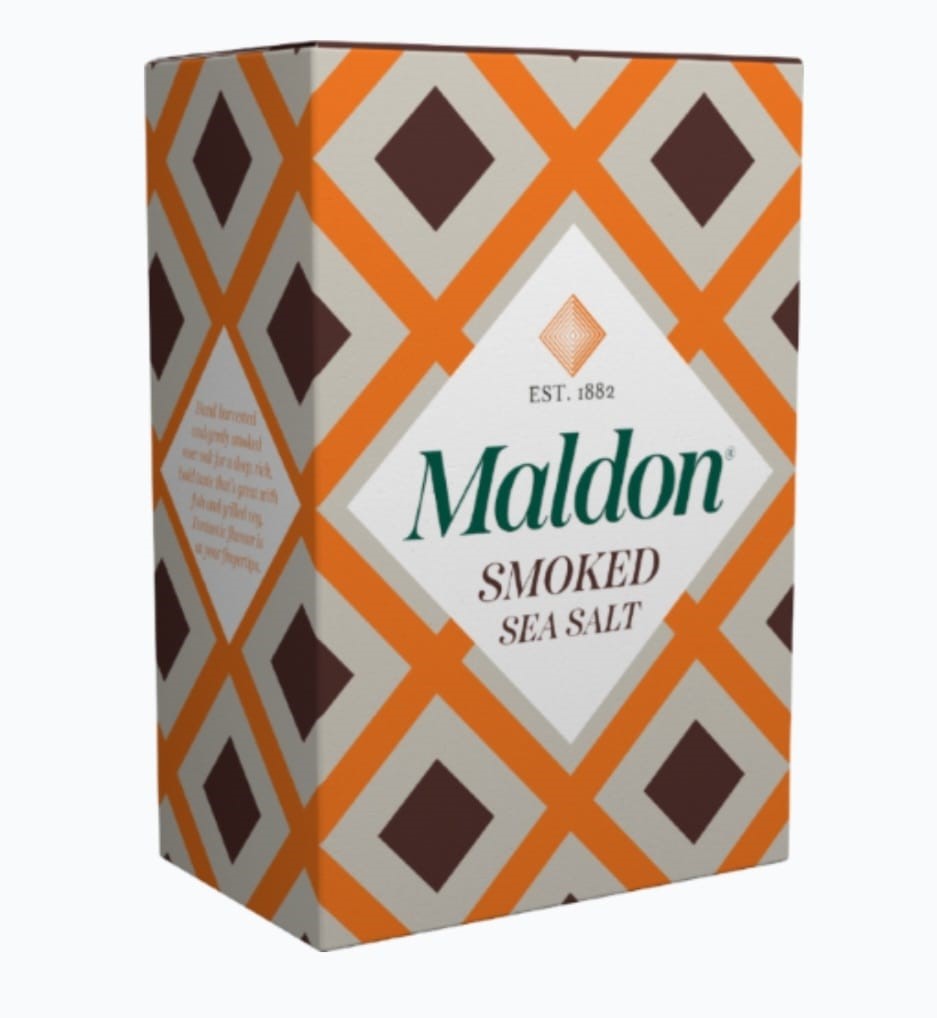 מולדון פתיתי מלח ים מעושן 125 גר'