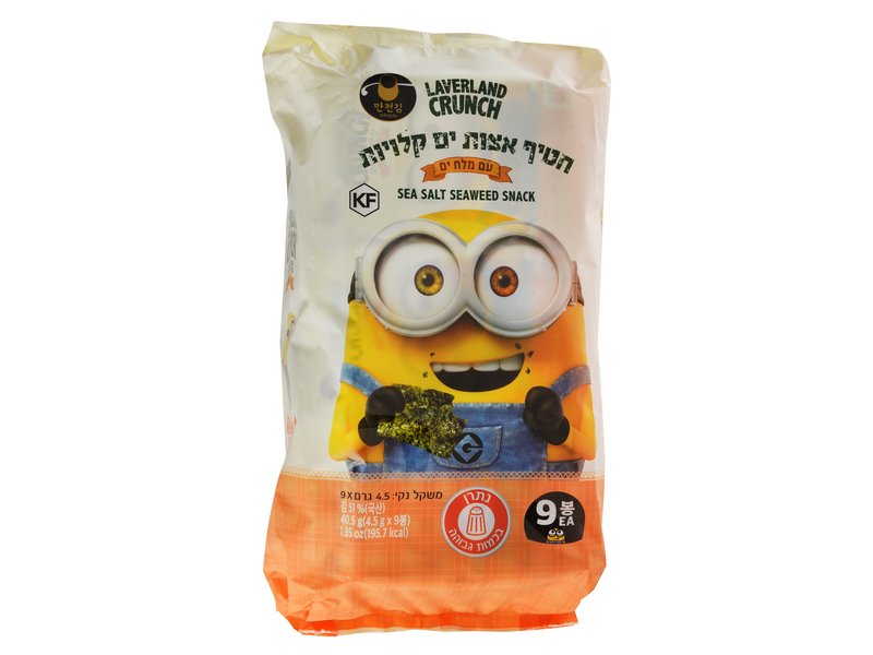 חטיף אצות ים קלויות עם מלח 40 גר'