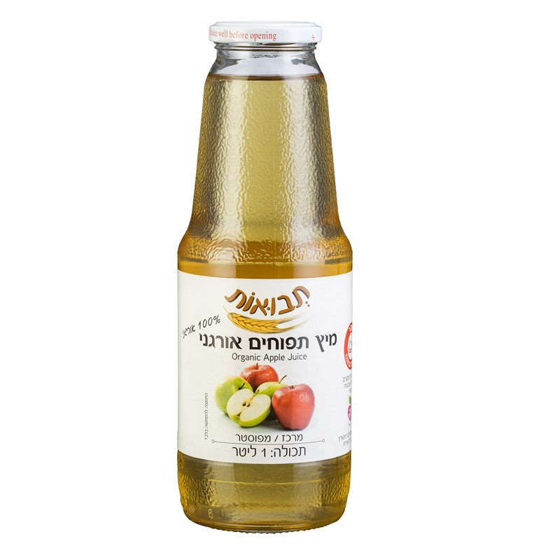 מיץ תפוחים אורגני 1 ליטר