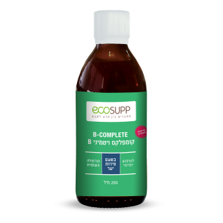 ויטמין B קומפלקס 250 מ"ל אקוסאפ