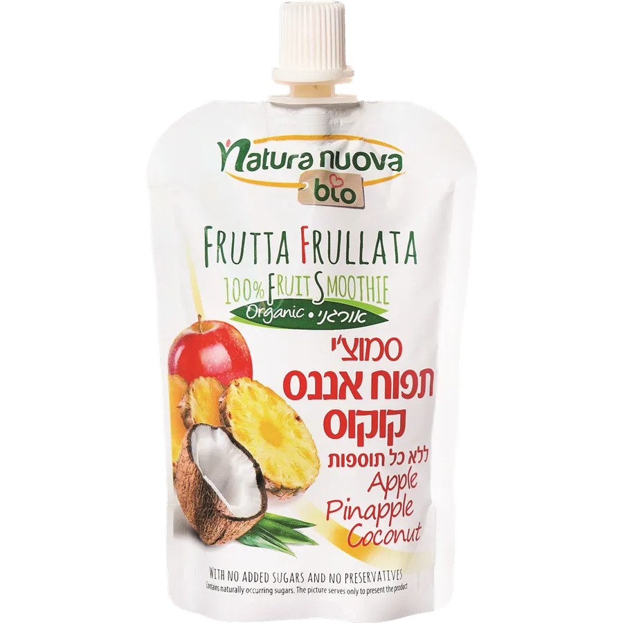 סמוצי- תפוח אננס קוקוס 100 גר'