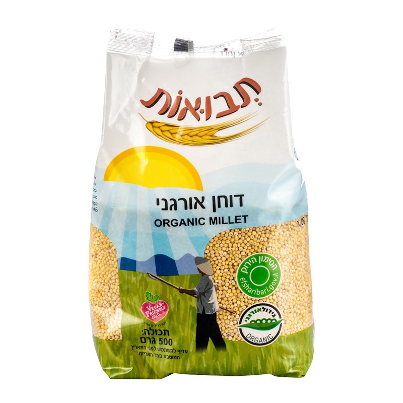 דוחן אורגני - 500 גר'