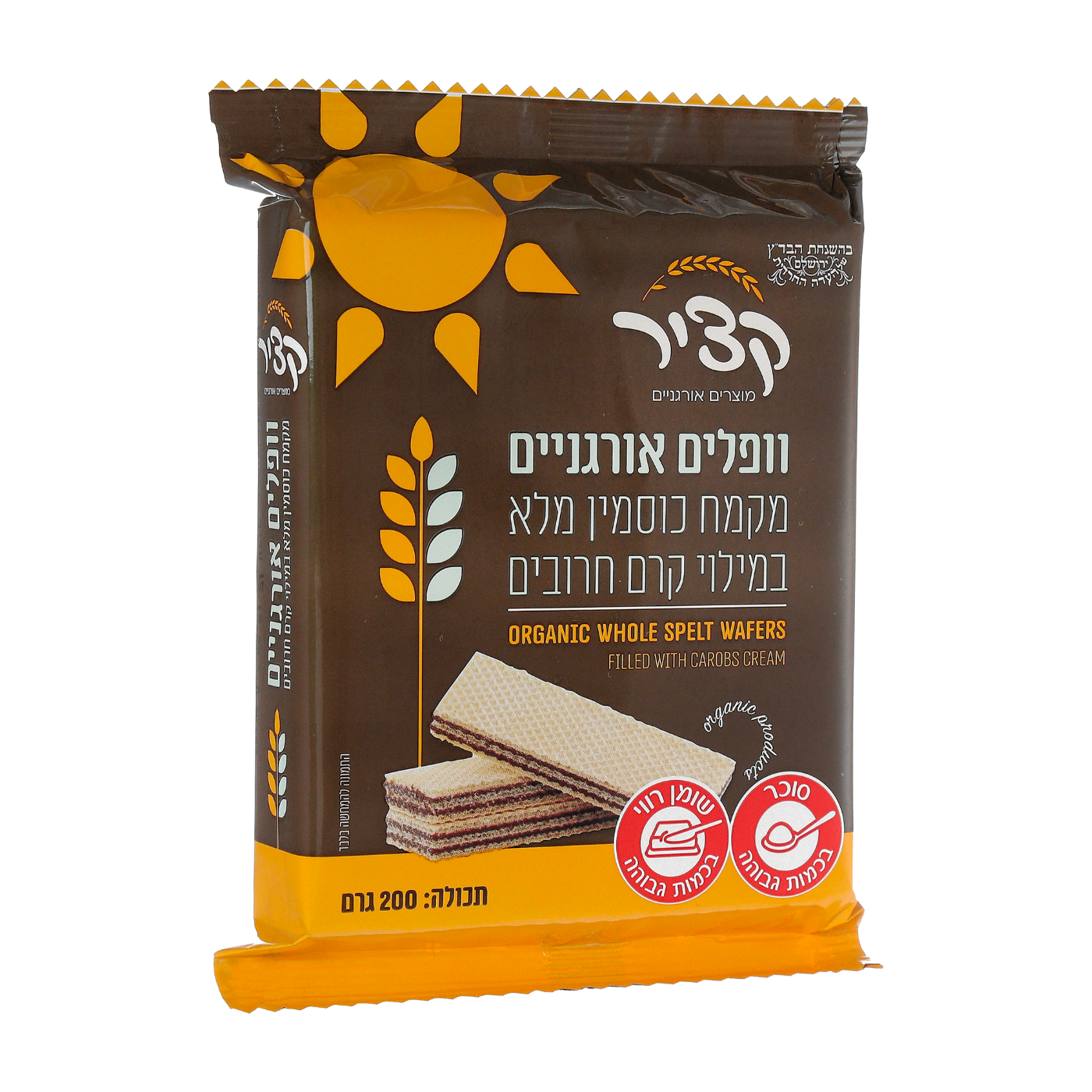 וופל כוסמין אורגני