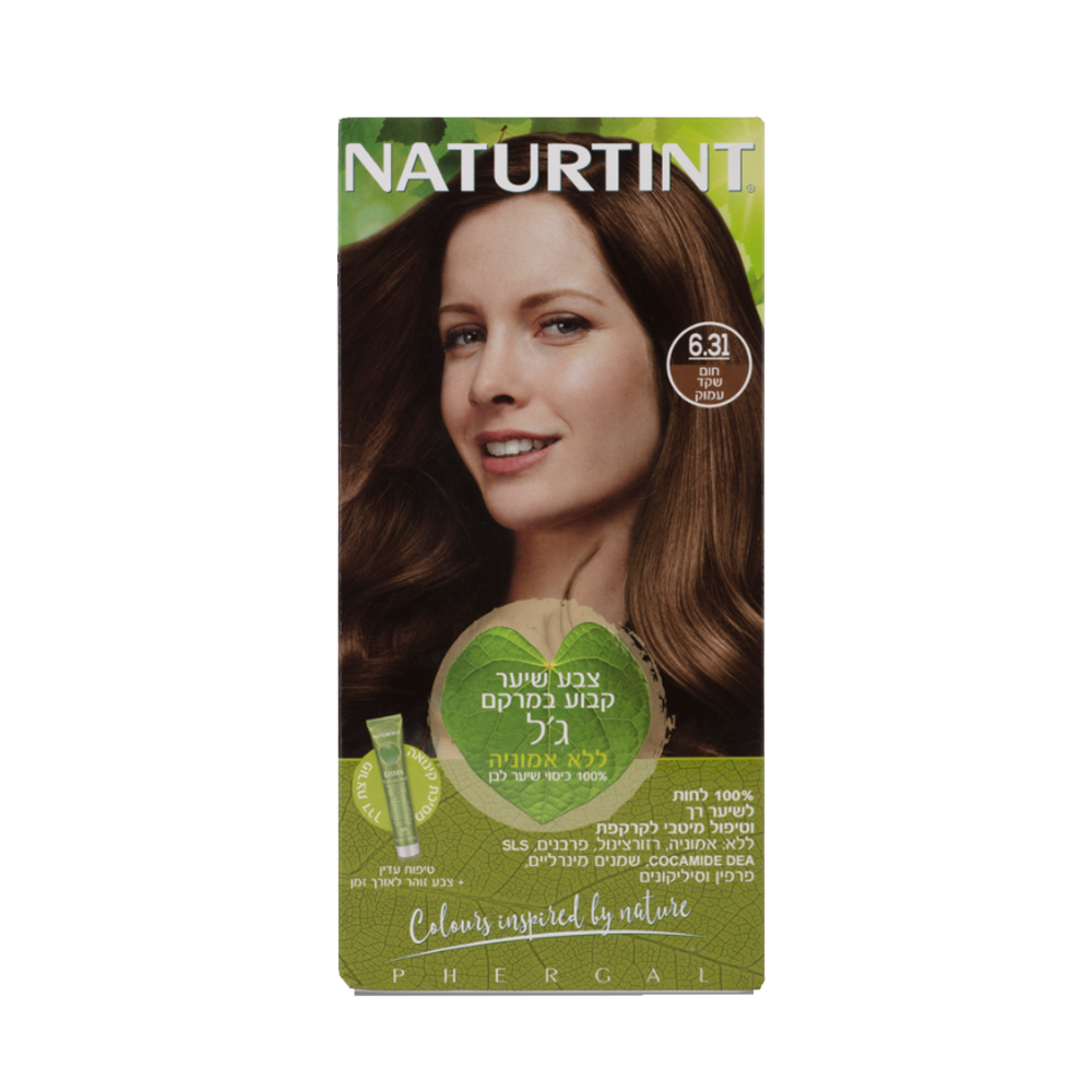 צבע לשיער נטורטינט 6.31 חום שקד עמוק