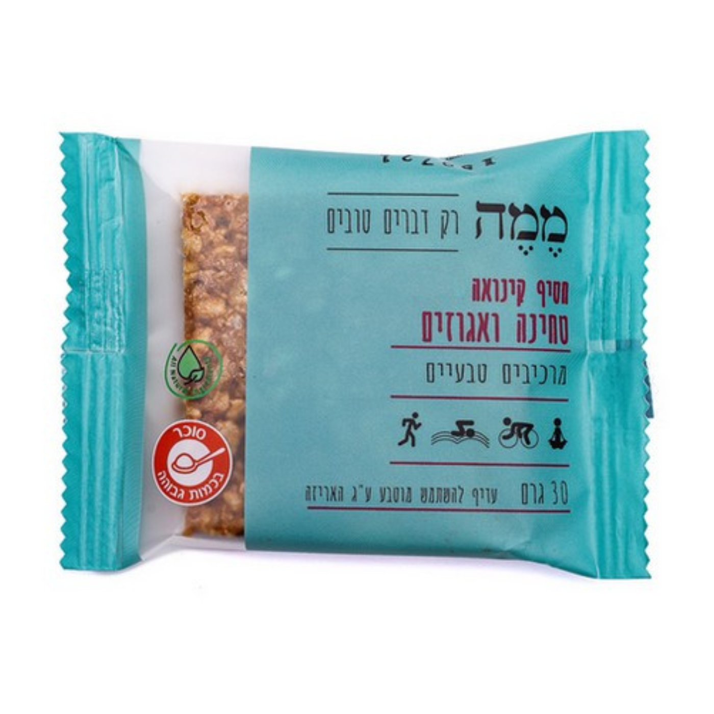 ממה- חטיף קינואה טחינה ואגוזים 30 גר'