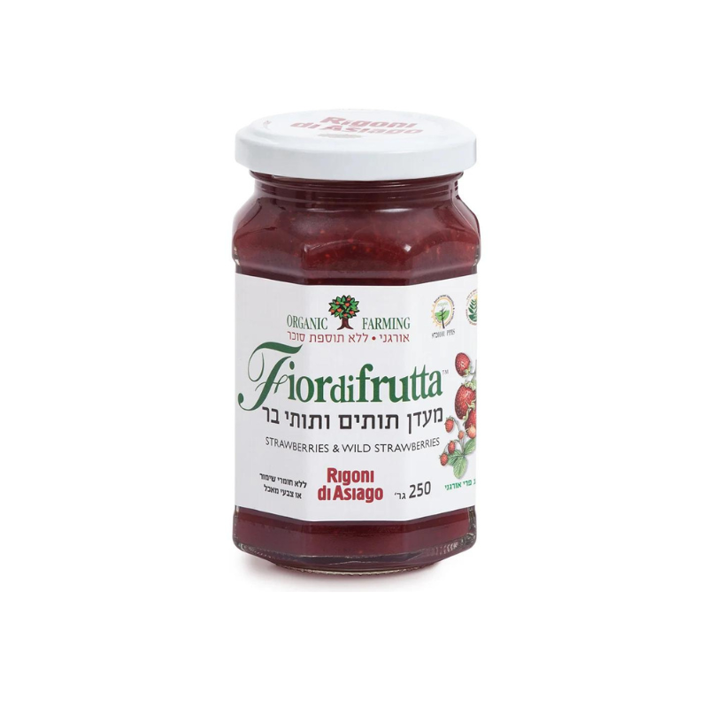 מעדן תותים ותותי בר אורגני 250 גר'