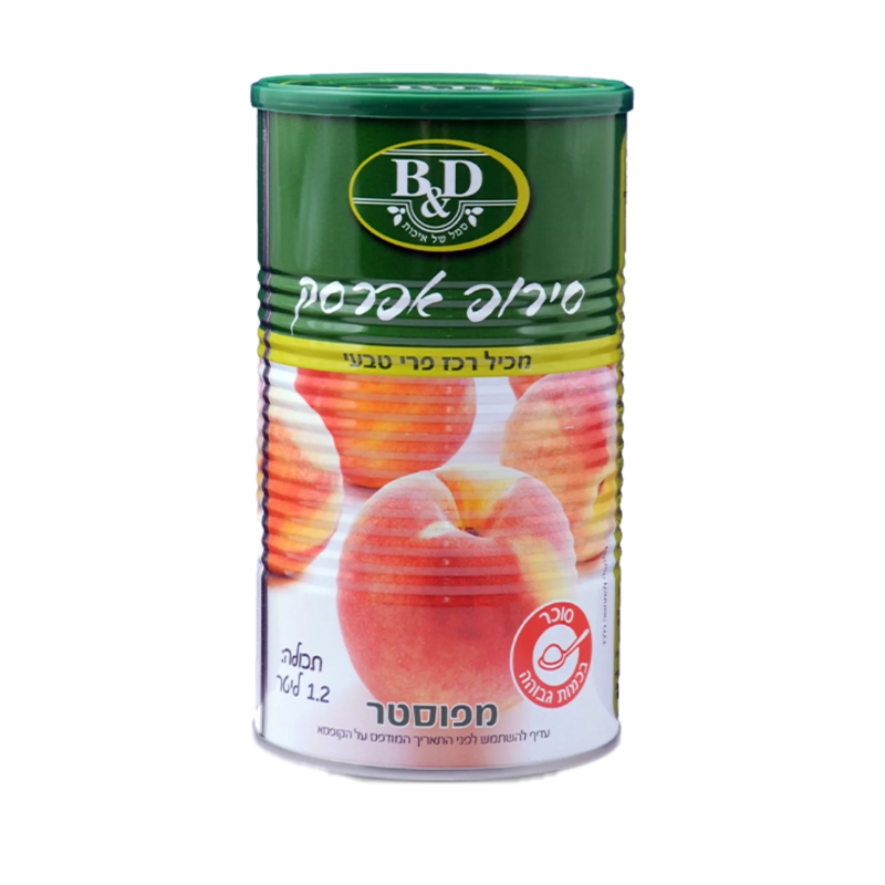 סירופ אפרסק 1.2 ליטר B&D