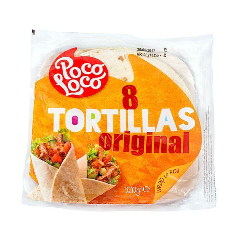 פוקו לוקו טורטיה מקמח רגיל20 ס"מ