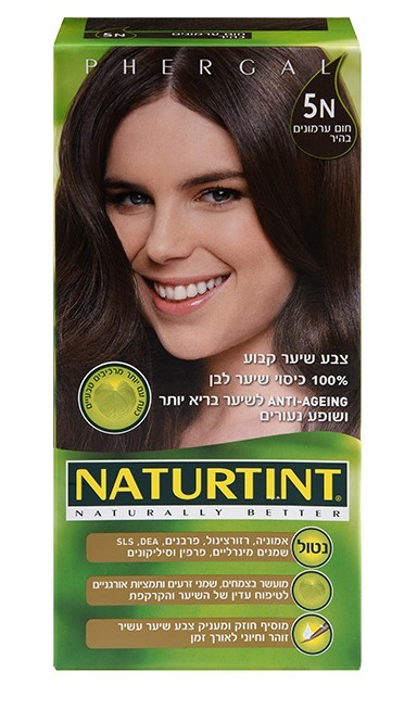 צבע לשיער 5N נטורטינט 165 מל'