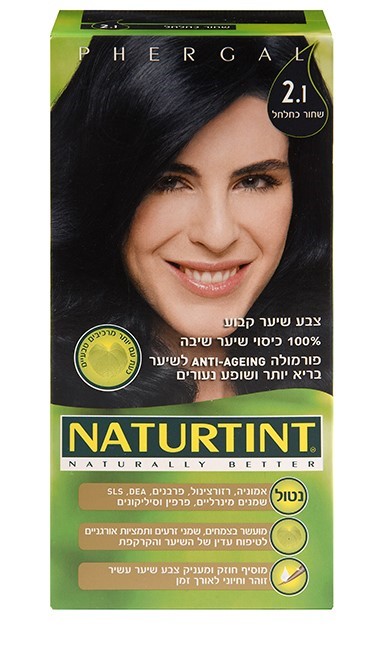 צבע לשיער 2.1 נטורטינט 165 מל'
