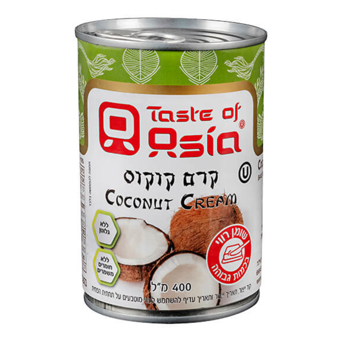 קרם קוקוס ללא חומר משמר- 400 מ"ל