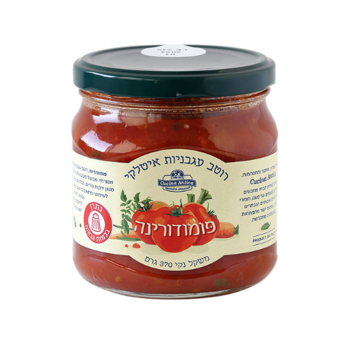 רוטב פומודורינה בצנצנת 370 גר'
