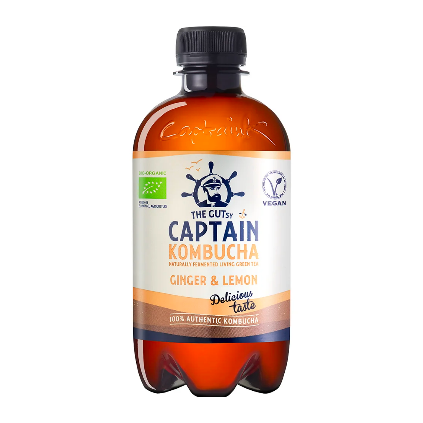 קמבוצ'ה ותה ירוק עם תמצית גינגר ולימון 400 גר'