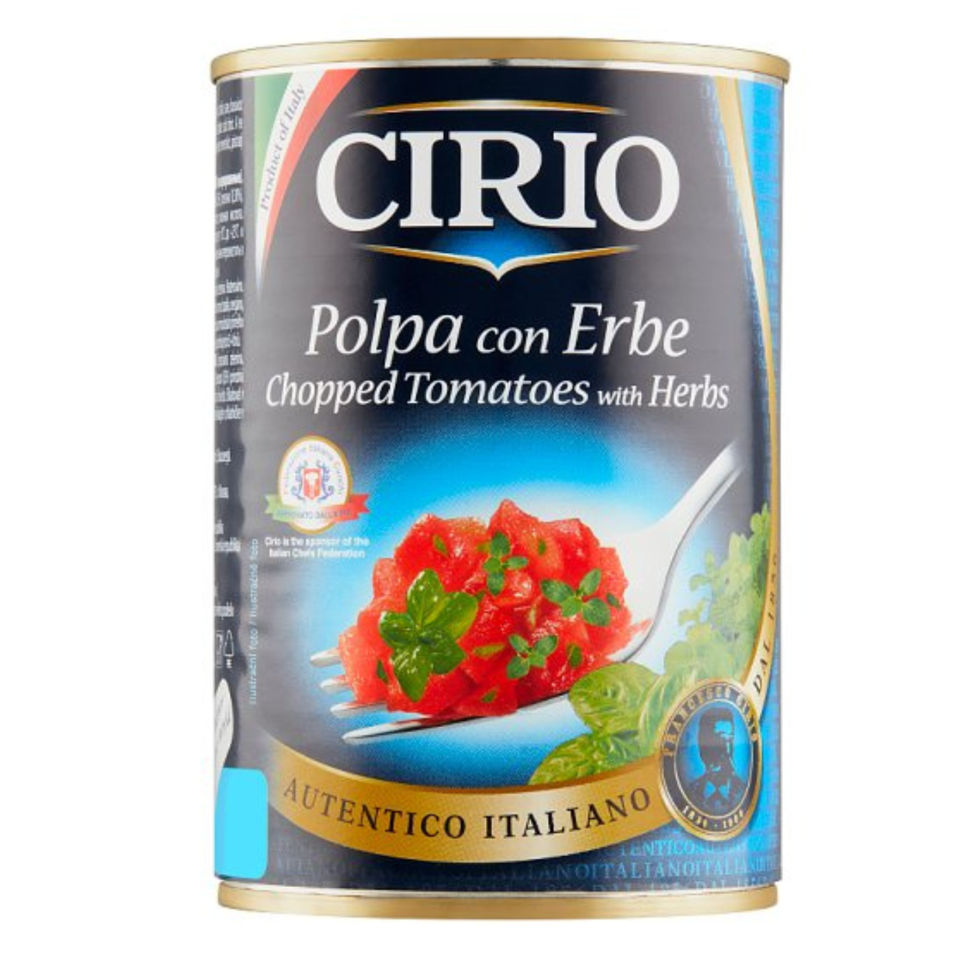 צי'ריו עגבניות חתוכות עם עשבי תיבול 400 גר'