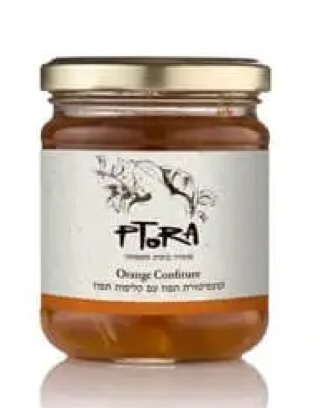 קונפיטורת תפוז עם קליפות תפוז 250 גרם