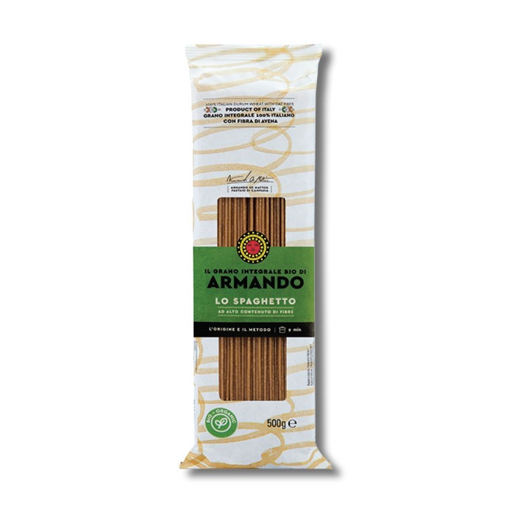 ספגטי אורגני מחיטה מלאה 500 גר'