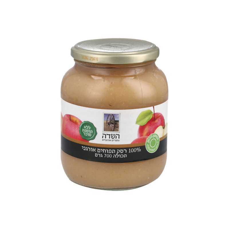 100% רסק תפוחים אורגני - 700 גר'