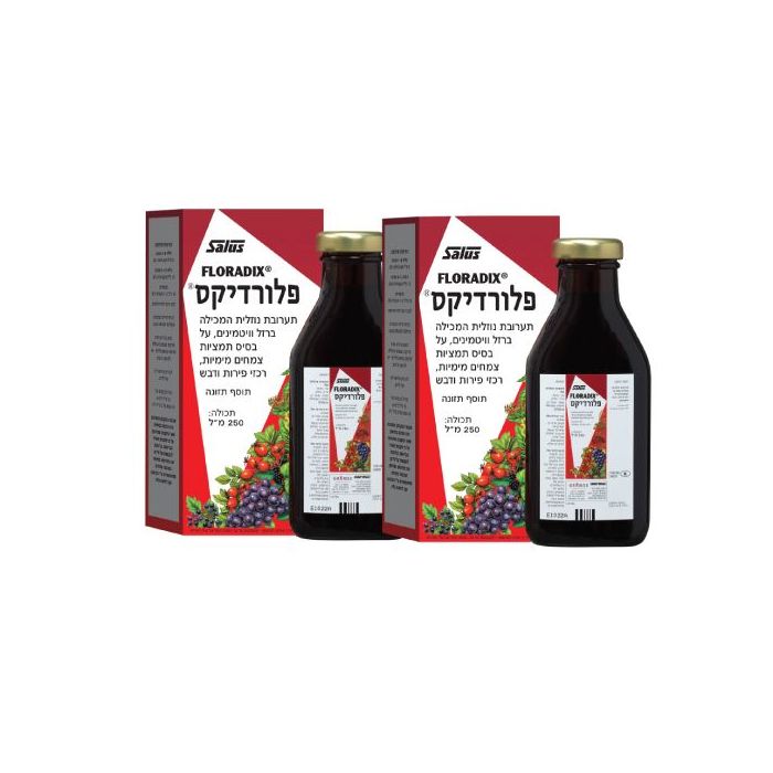 פלורדיס ברזל- זוג במחיר מבצע! 500 מ"ל