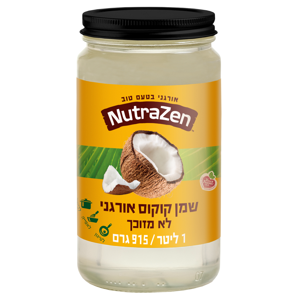 שמן קוקוס אורגני 1 ליטר