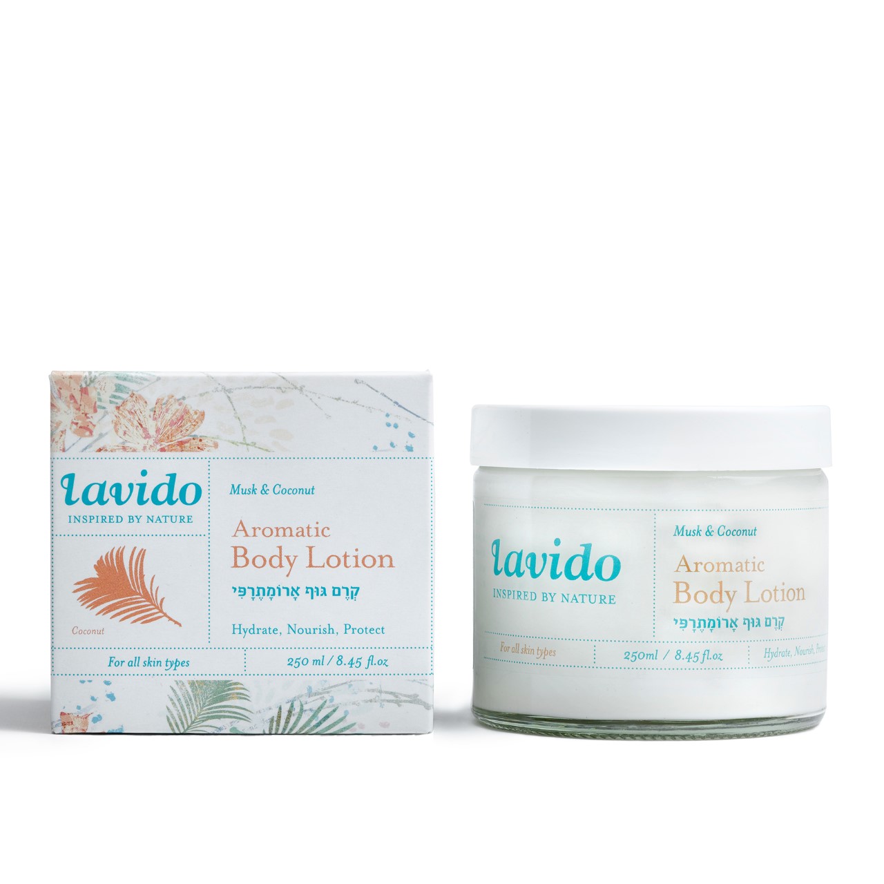 קרם גוף מאסק קוקוס 250 מל' - לבידו