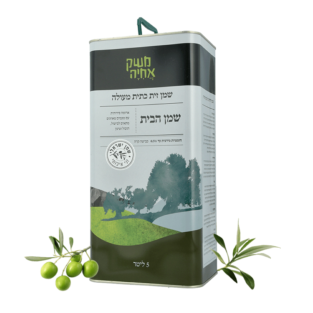 שמן זית פח 5 ליטר קורנייקי