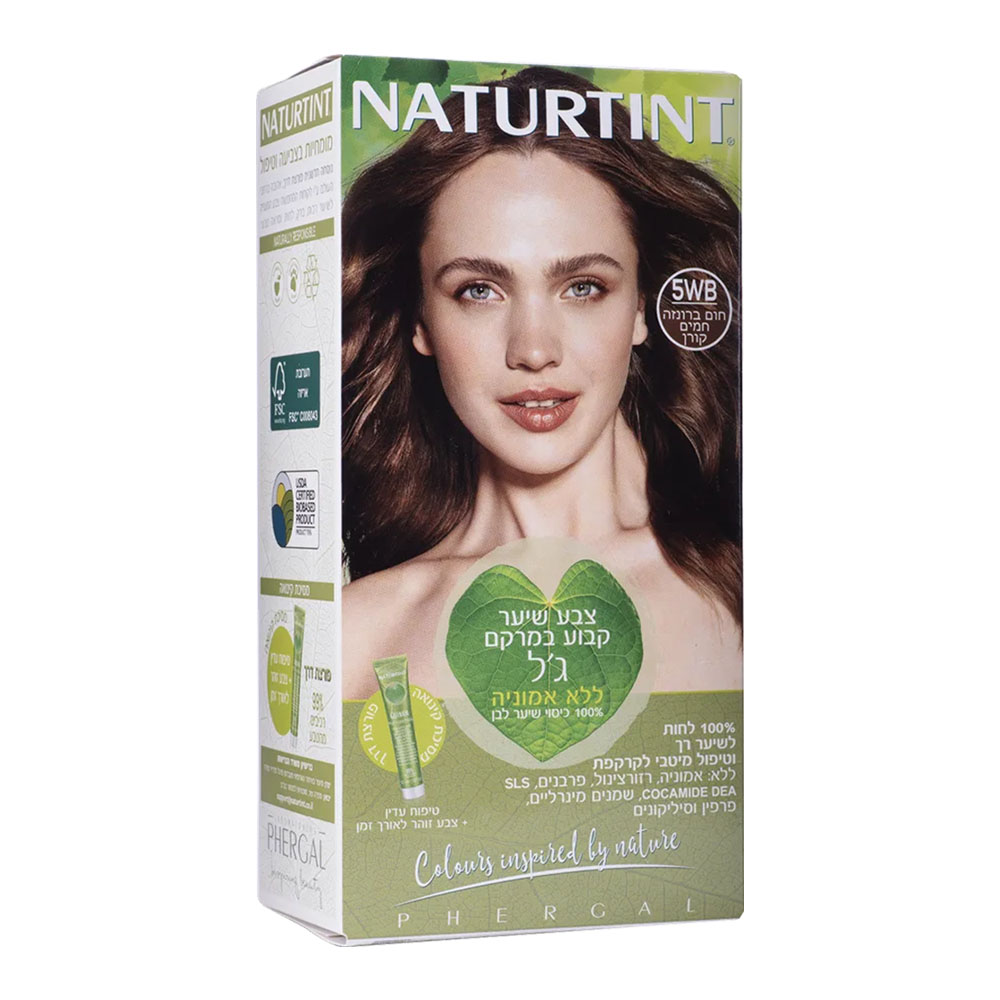 צבע לשיער נטורטינט 5WB חום ברונזה