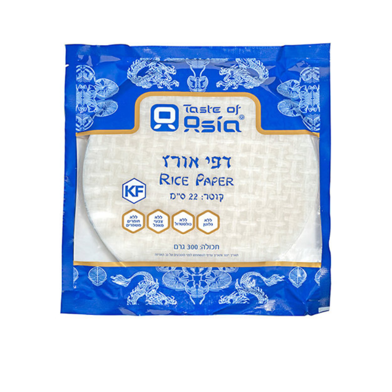 דפי אורז אסיה 22 סמ'