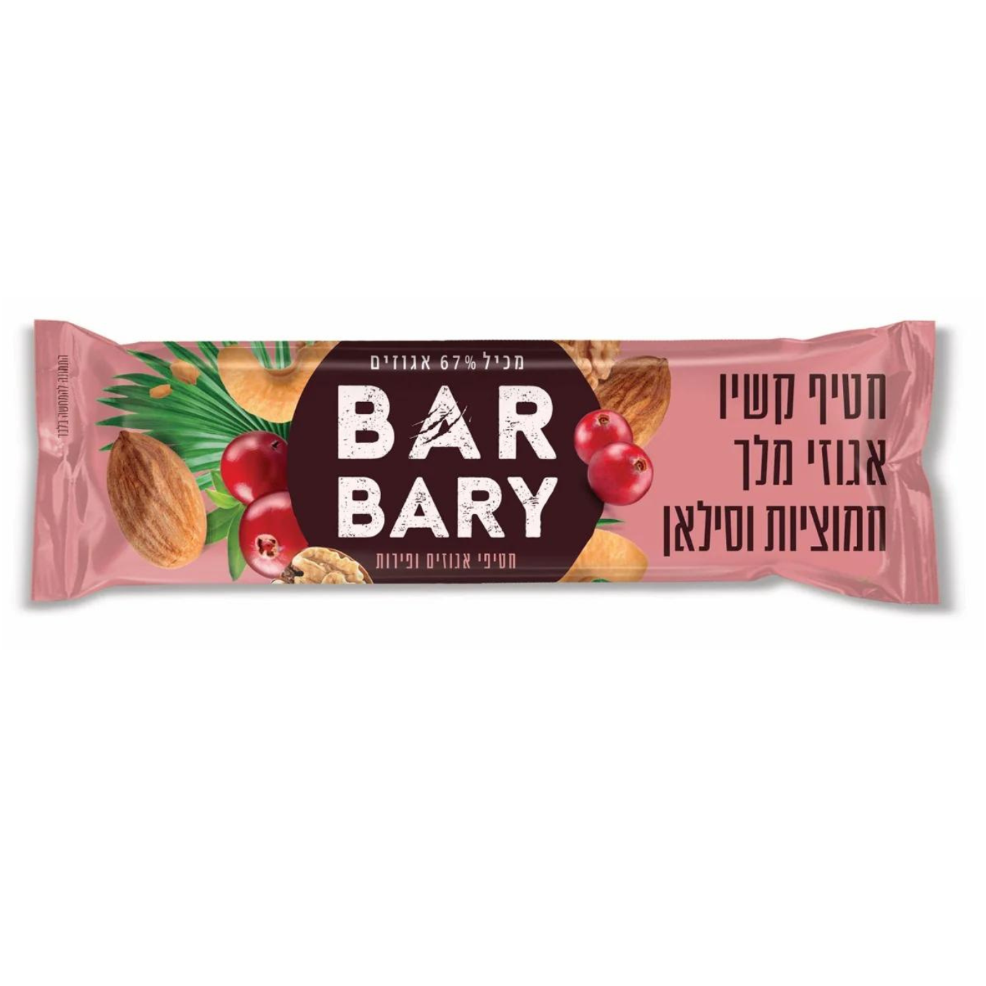 חטיף קשיו חמוציות 230 גר