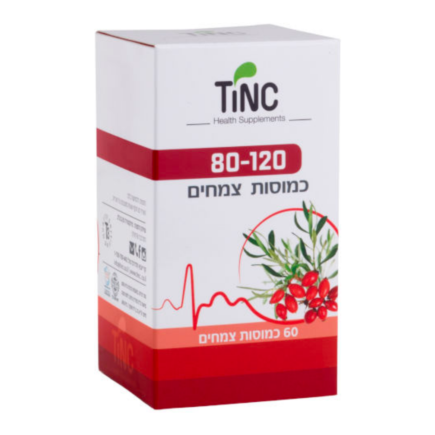 כמוסות צמחים 80/120 טינקטורהטק 60 כמוסות