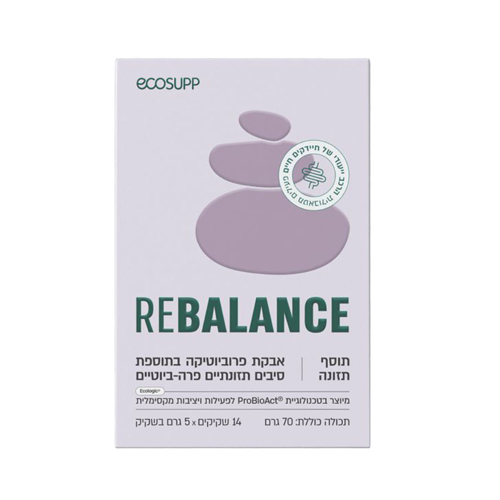 פרוביוטיקה אקוסאפ rebalance (14 שקיקים)