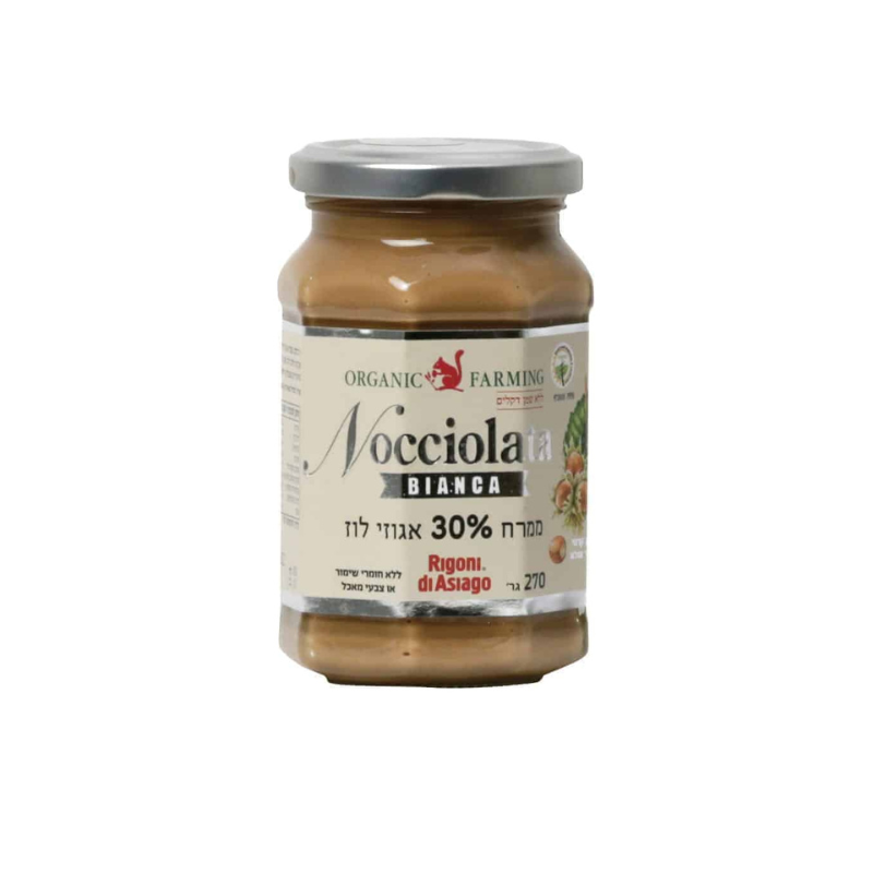 ממרח 30% אגוזי לוז אורגני 270 גר'