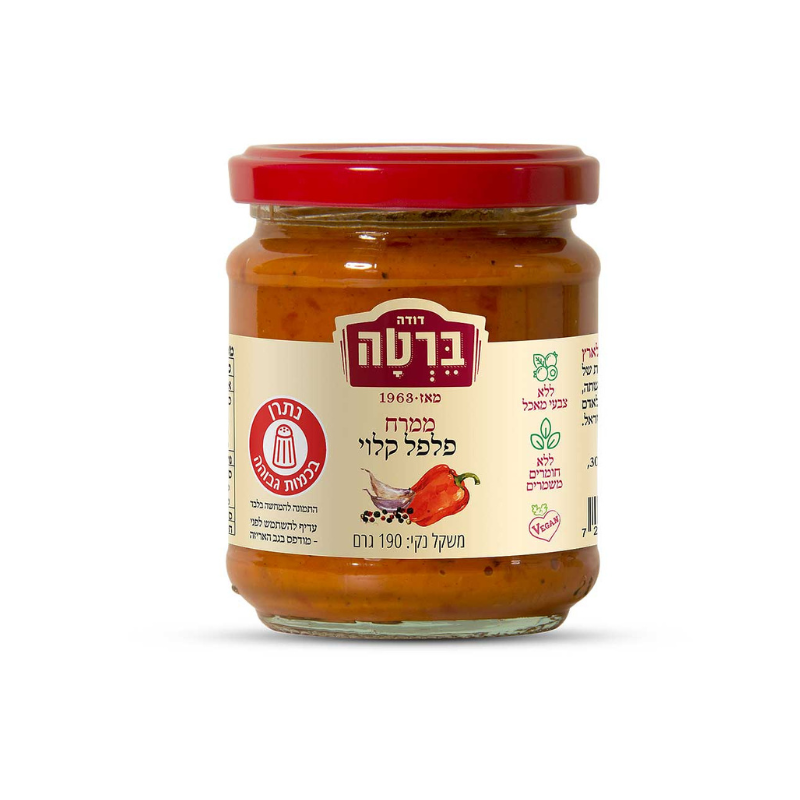 ממרח פלפל קלוי 190 גר'