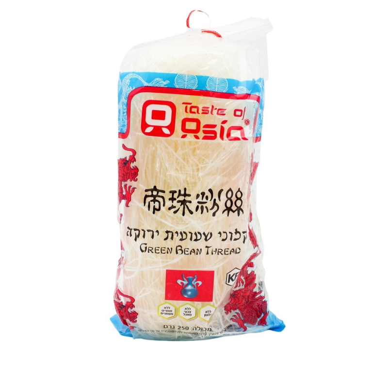 מקלוני אטריות שעועית ירוקה 250 גר'