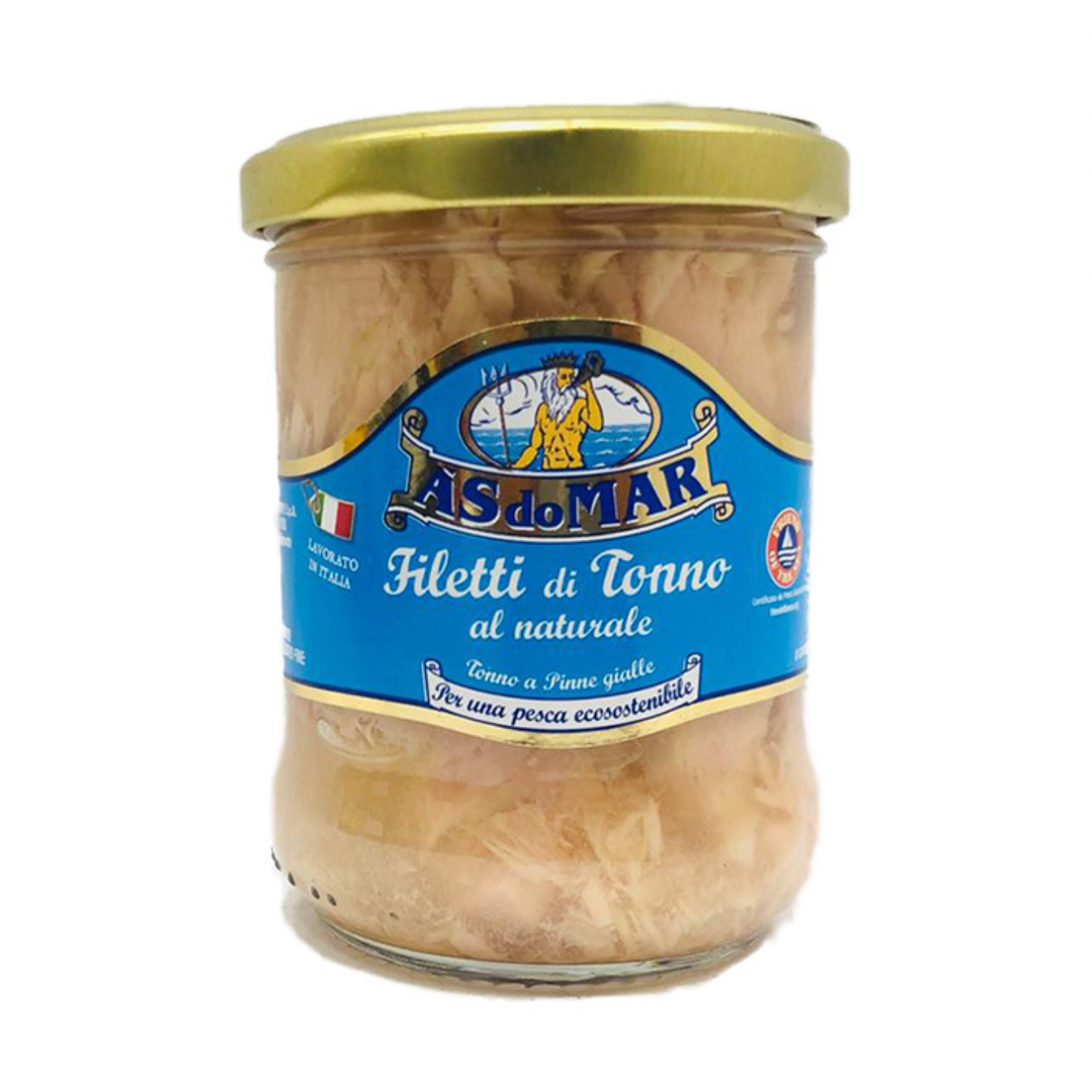 נתחי טונה בהירה במים 190 גר'