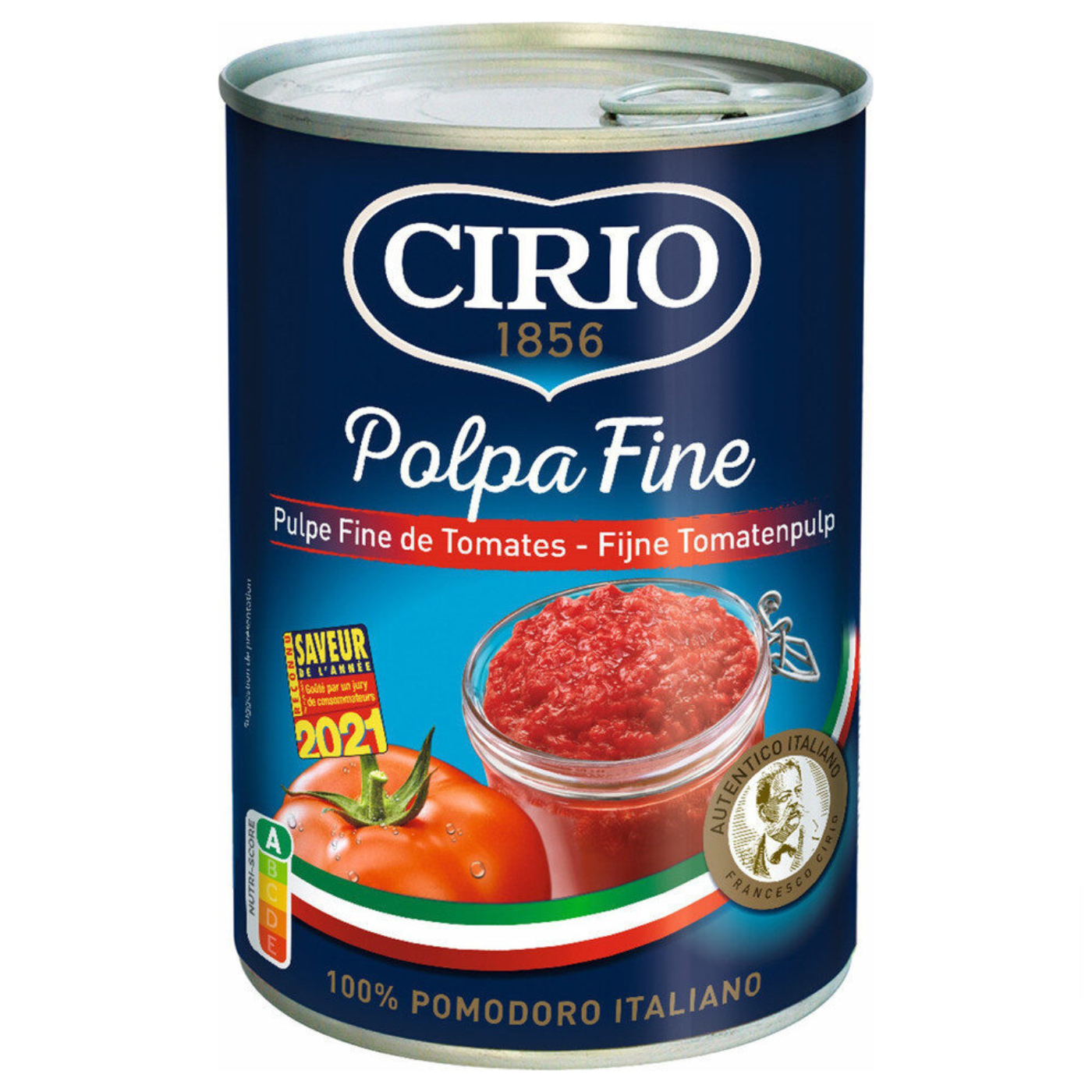 עגבניות מקולפות חתוכות דק 400 גר