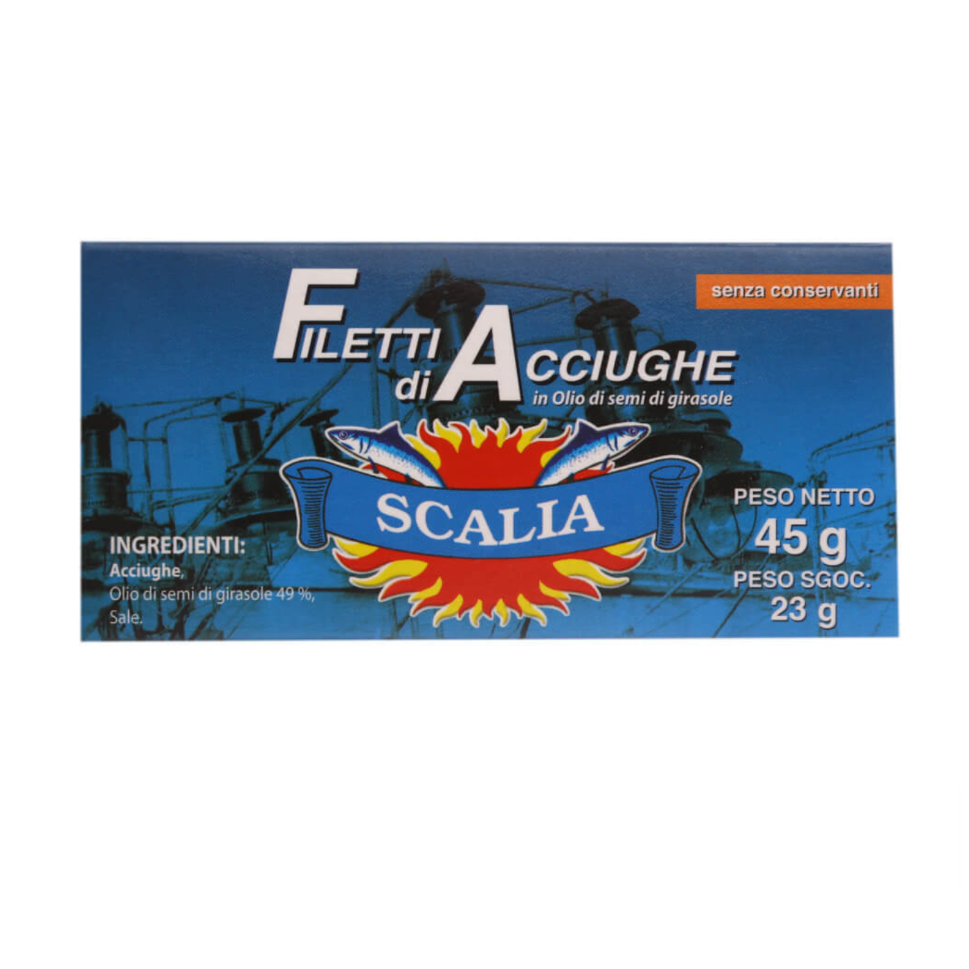 פילה אנשובי בשמן חמניה 46 גר'