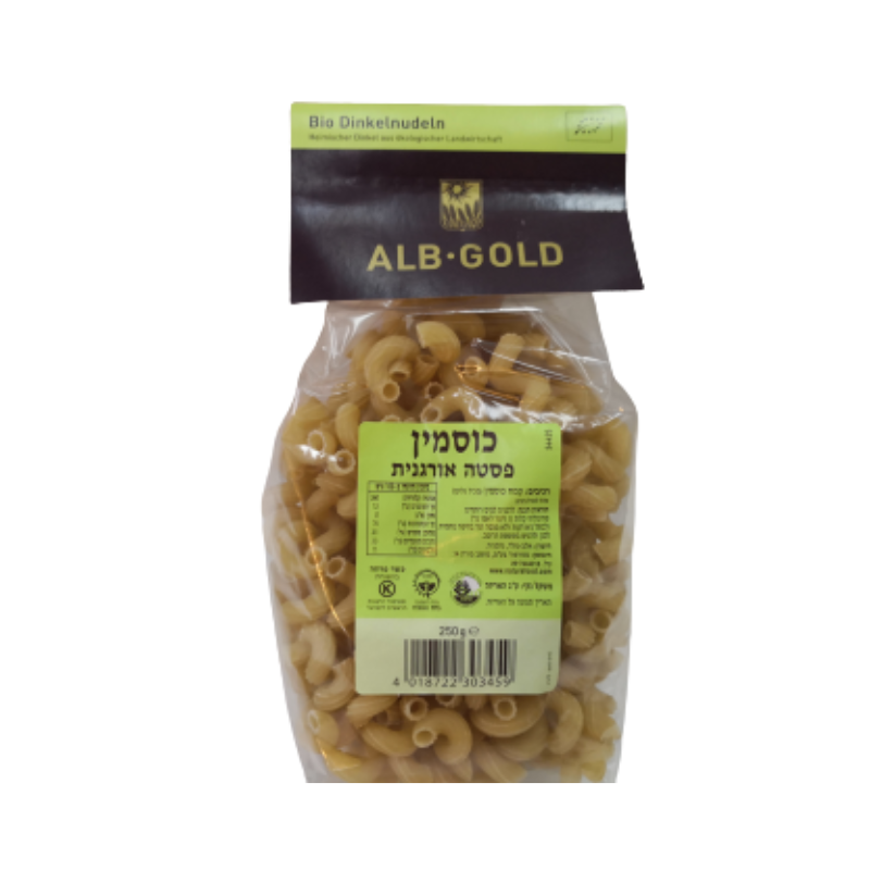 פסטה כוסמין אורגני 250 גר'