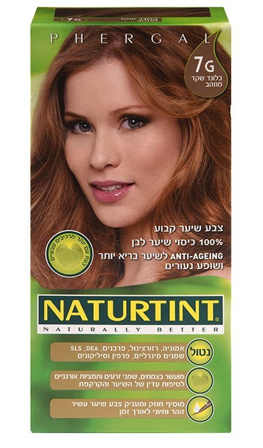צבע לשיער 7G נטורטינט 165 מל'