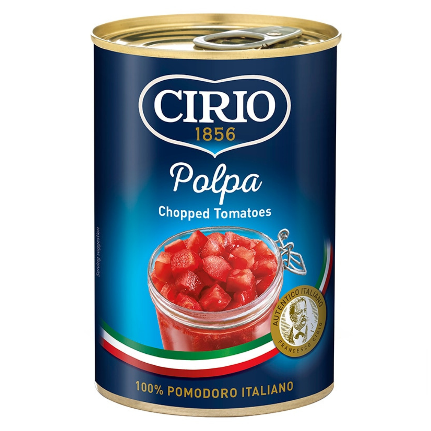 צי'ריו עגבניות חתוכות טבעי 400 גר'